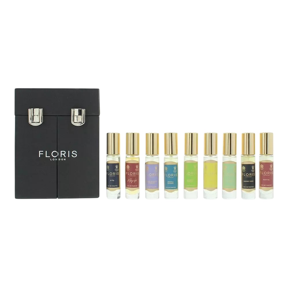 Set Floris Of London: A Rose For..., Eau De Parfum, Unisex, 10 ml + Honey Oud, Eau De Parfum, Unisex, 10 ml + Jermyn Street, Eau De Parfum, Unisex, 10 ml + Mulberry Fig, Eau De Parfum, Unisex, 10 ml + Neroli Voyage, Eau De Parfum, Unisex, 10 ml + Cefir... - Feel You