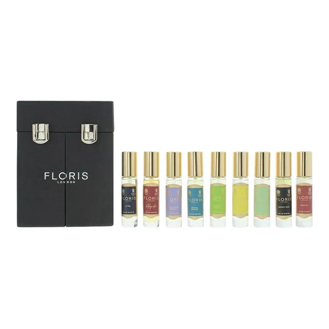 Set Floris Of London: A Rose For..., Eau De Parfum, Unisex, 10 ml + Honey Oud, Eau De Parfum, Unisex, 10 ml + Jermyn Street, Eau De Parfum, Unisex, 10 ml + Mulberry Fig, Eau De Parfum, Unisex, 10 ml + Neroli Voyage, Eau De Parfum, Unisex, 10 ml + Cefir... - Feel You