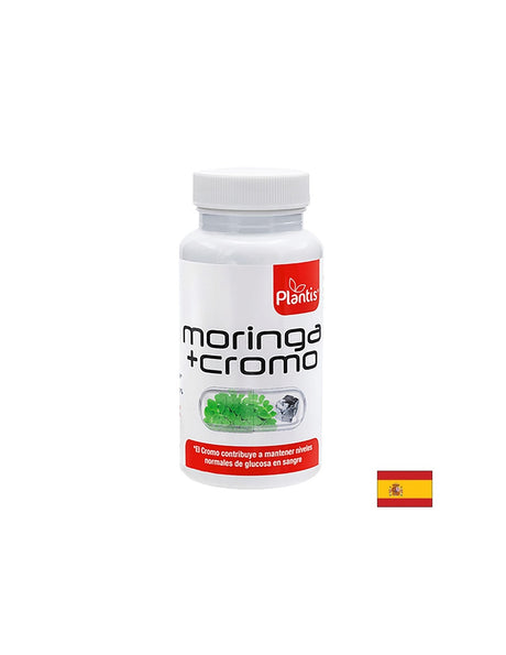 Отслабване и контрол на апетита - Моринга 500 мг & хром 40 µg - Moringa + Cromo Plantis®, 60 капсули - Feel You