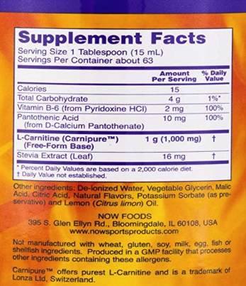 L-Carnitine Liquid 1000 mg - 946 мл - Feel You