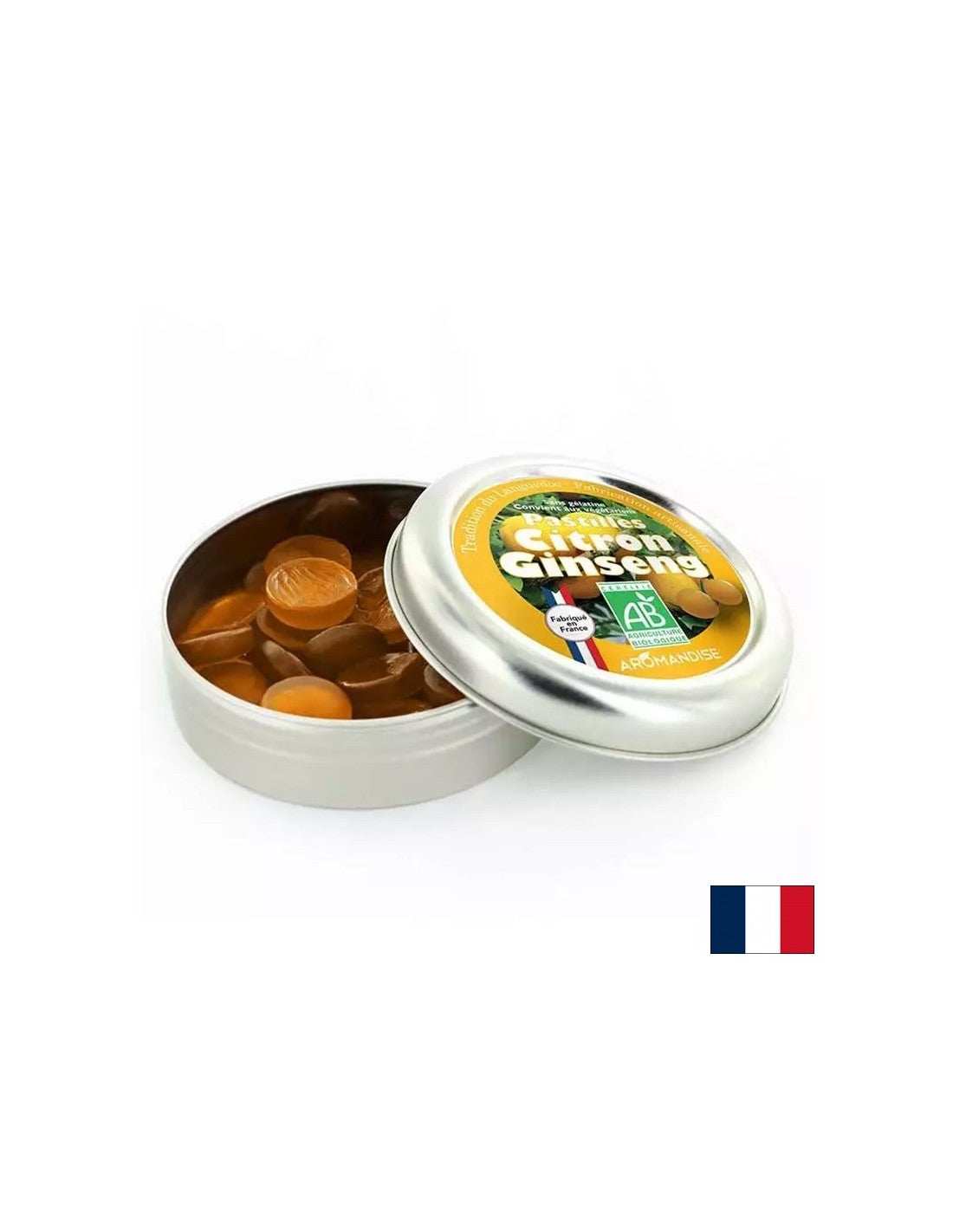 Lozenges with lemon and ginseng, 45 g