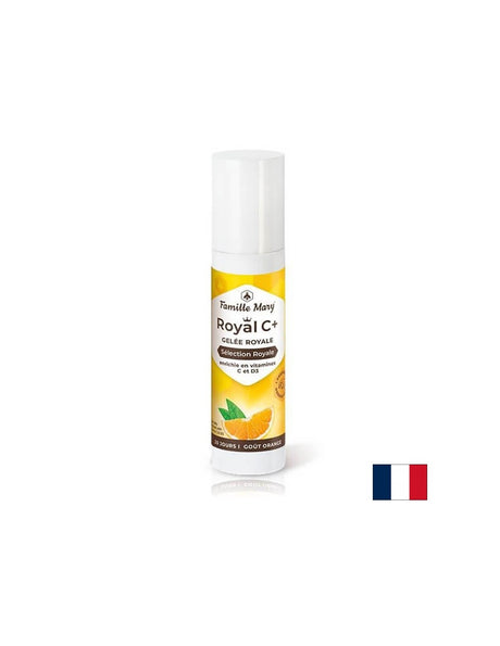 Пчелно млечице + Витамин C и D3 – Енергия и имунна подкрепа, 30 g, с вкус на портокал - Feel You