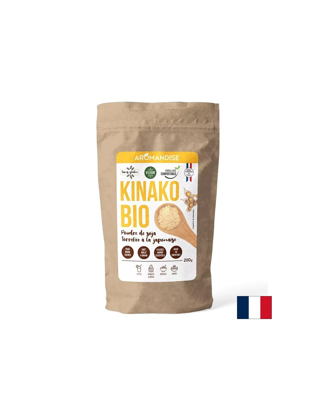 Печена соя Кинако, 200 g прах