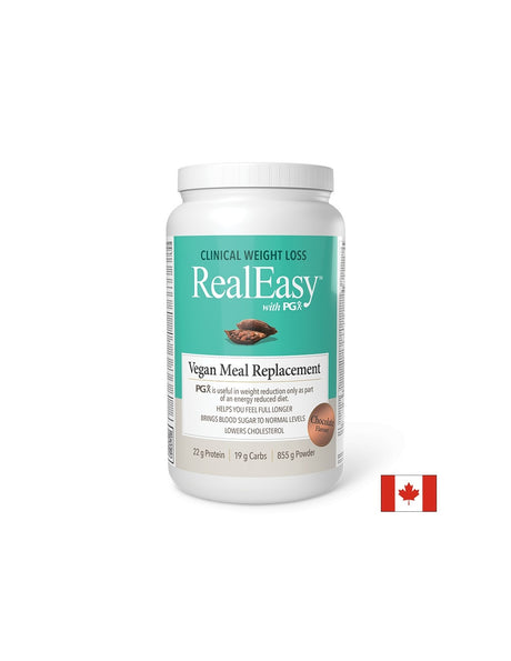 Real Easy с PGX  - шейк с грахов протеин и водоразтворими фибри, 855 g прах, с вкус на шоколад - Feel You