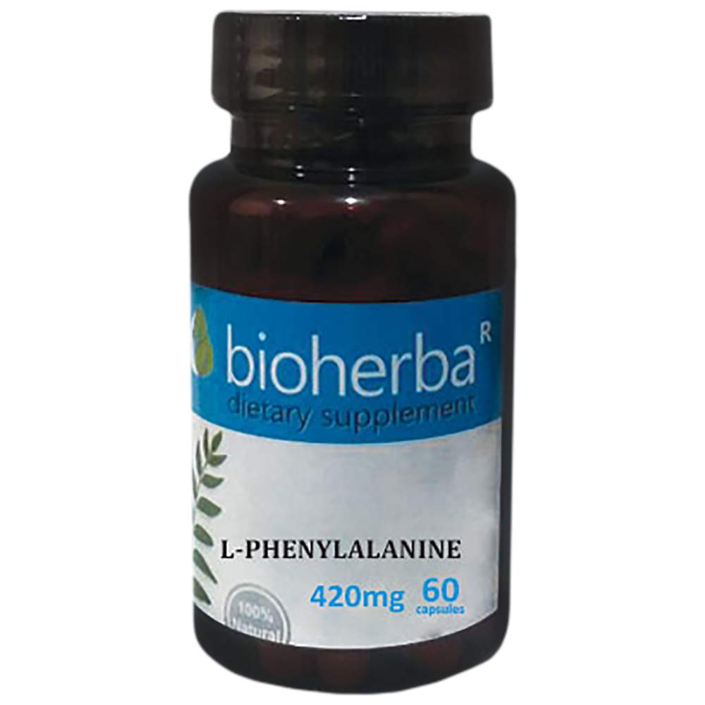L-Phenylalanine 420 mg - 60 капсули - Feel You