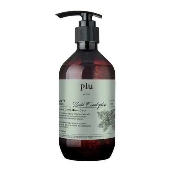 plu - Aroma Body Wash, Basil Eucalyptus, 500ml - Feel You