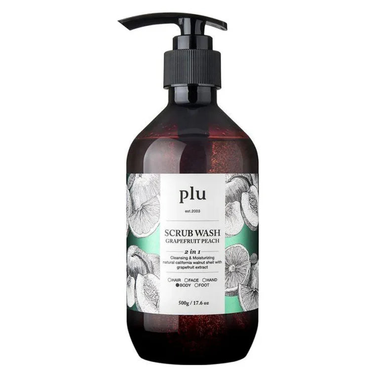 plu - Scrub Wash Grapefruit Peach, 500ml - Feel You