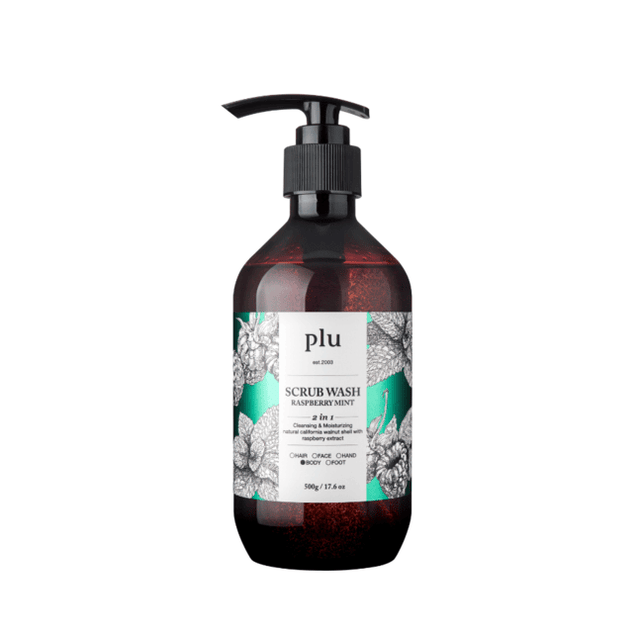 plu - Scrub Wash Raspberry Mint, 500g - Feel You