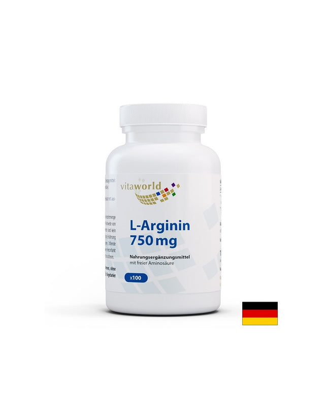 Поддържа мускулите - Л-Аргинин, 750 mg х 100 капсули - Feel You