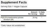 PQQ 20 mg / Pyrroloquinoline Quinone - 30 капсули - Feel You