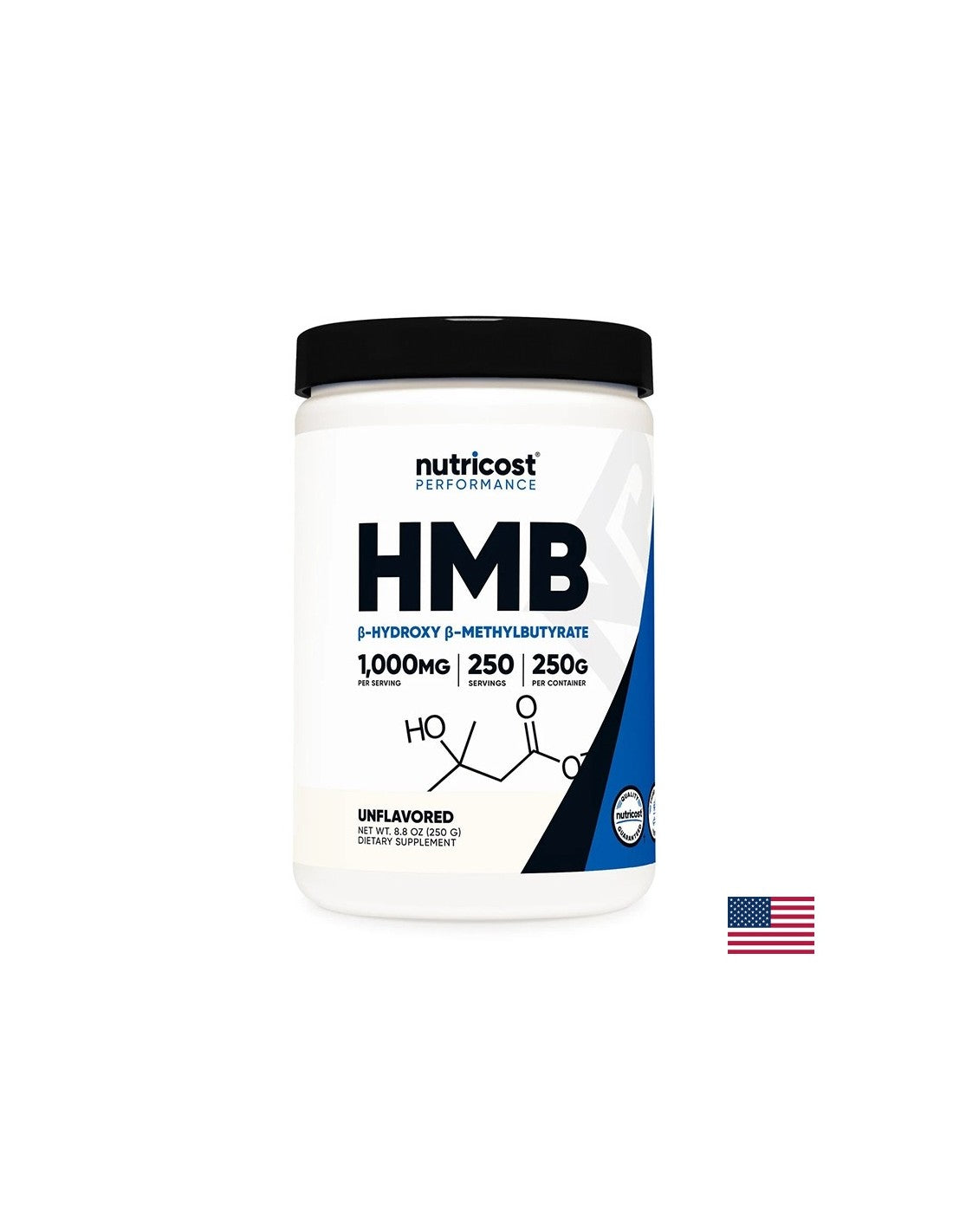 При активен спорт - HMB (Бета-хидрокси Бета-метил бутират), 250 g прах - Feel You