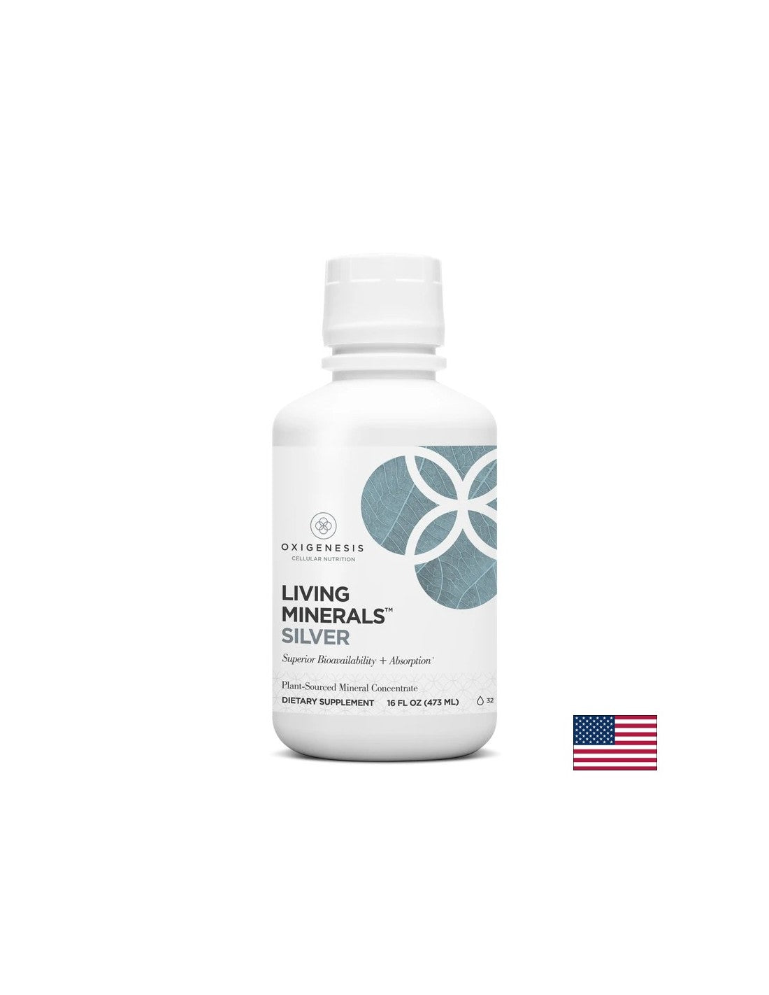 При кожни раздразнения - Течно сребро Living Minerals, 473 ml