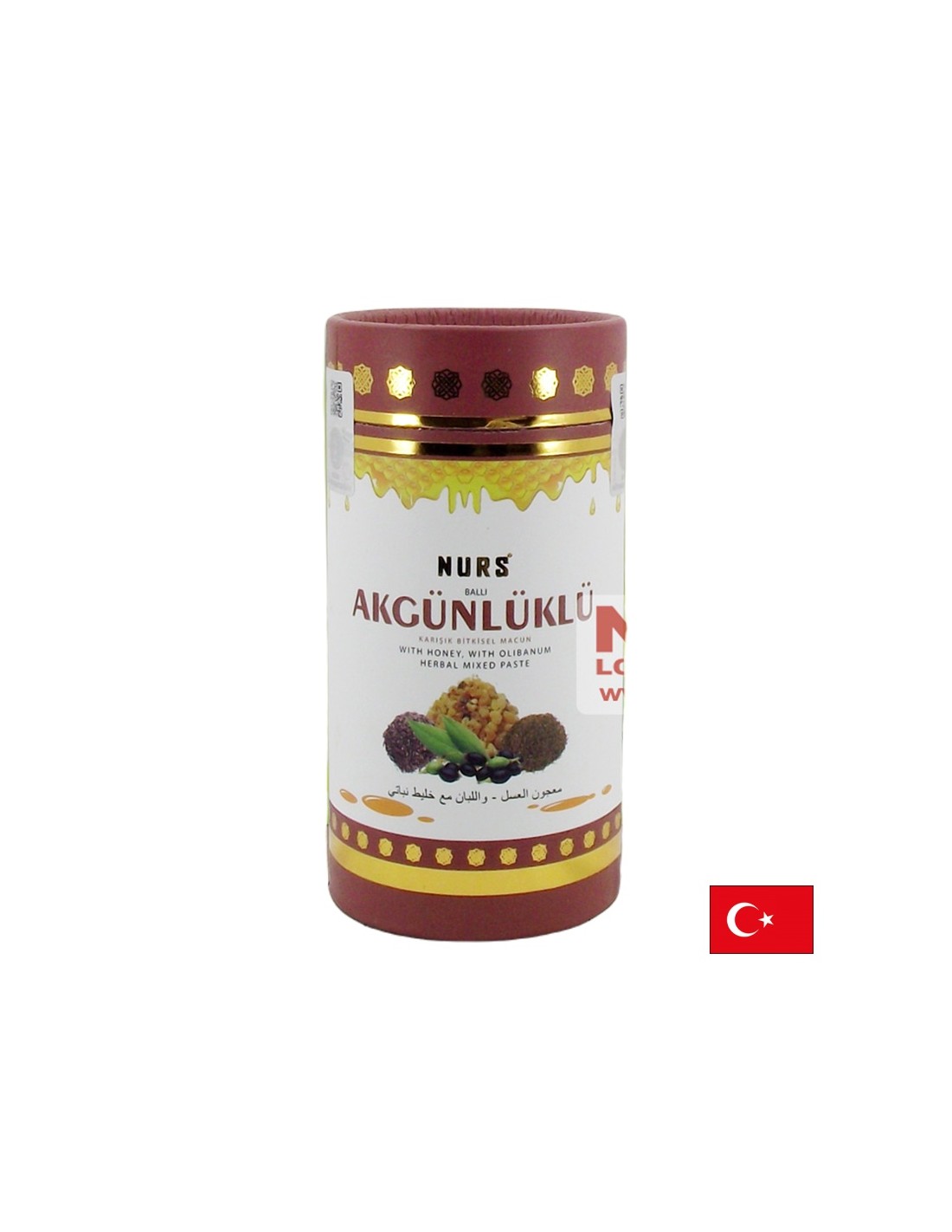 Herbal paste with honey and frankincense oil - For joint and stomach pain, 400 g