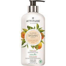 Attitude - Přírodní mýdlo na ruce Super Leaves s detoxikačním účinkem - pomerančové listy 473 ml