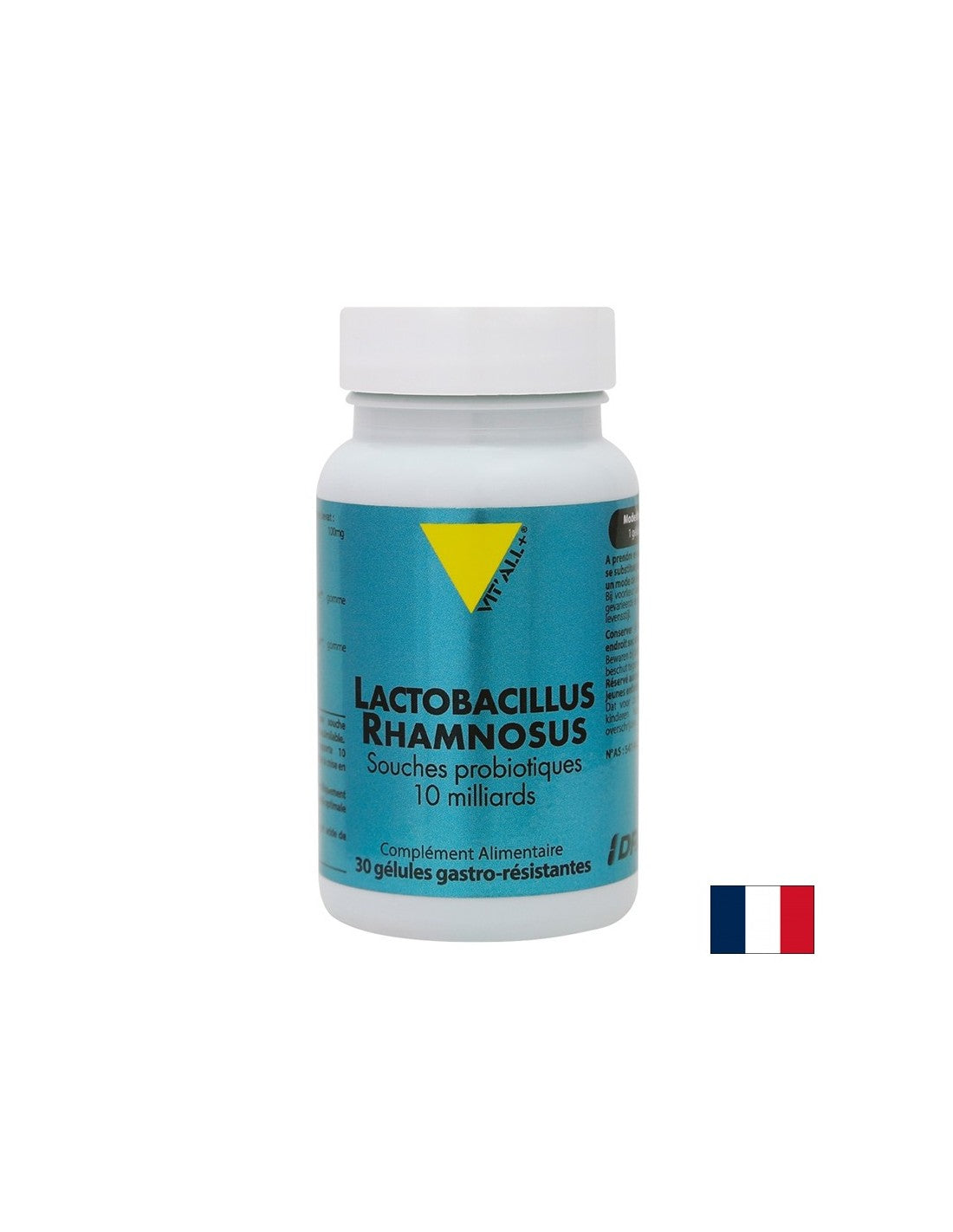 Probiotic Lactobacillus Rhamnosus, 10 billion active probiotics x 30 gastro-resistant capsules