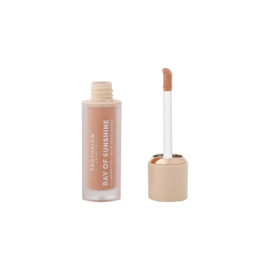 Profusion Cosmetics, Ray Of Sunshine, Natural Glow, Liquid Highlighter, Sunkissed, For Face, 4 ml