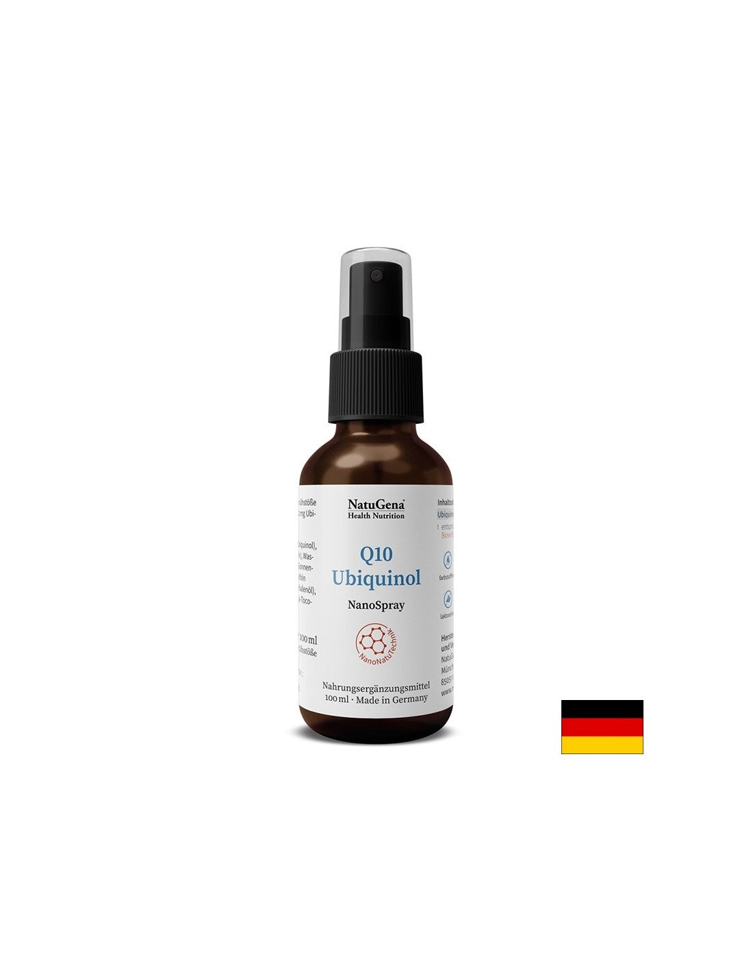 Енергия и здраво сърце - Коензим Q10 Убиквинол (нано), 100 ml орален спрей