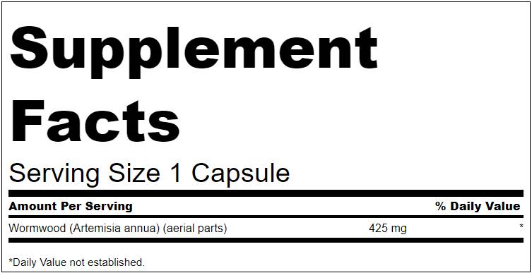 Full Spectrum Wormwood / Artemisinin 425 mg 90 капсули