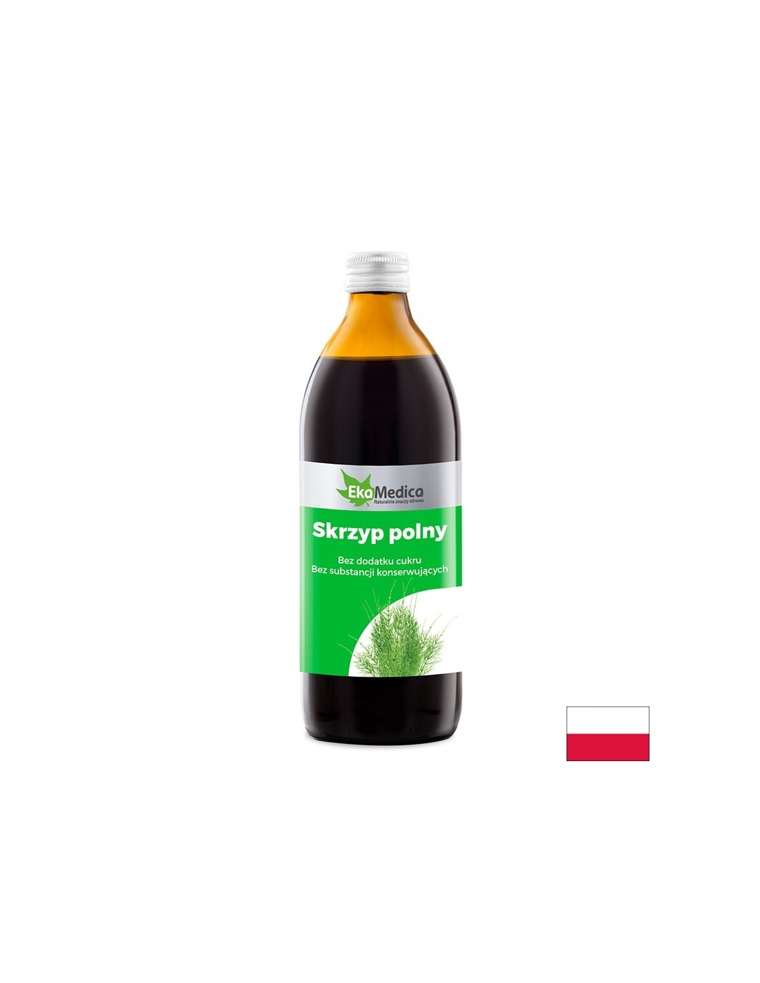 Редукция на теглото, коса и кожа - Полски хвощ, сироп 500 ml EkaMedica - Feel You