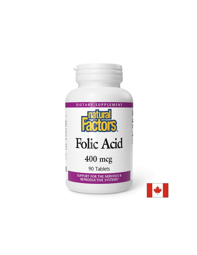 Folic Acid 400 mcg - 90 Таблетки - Feel You