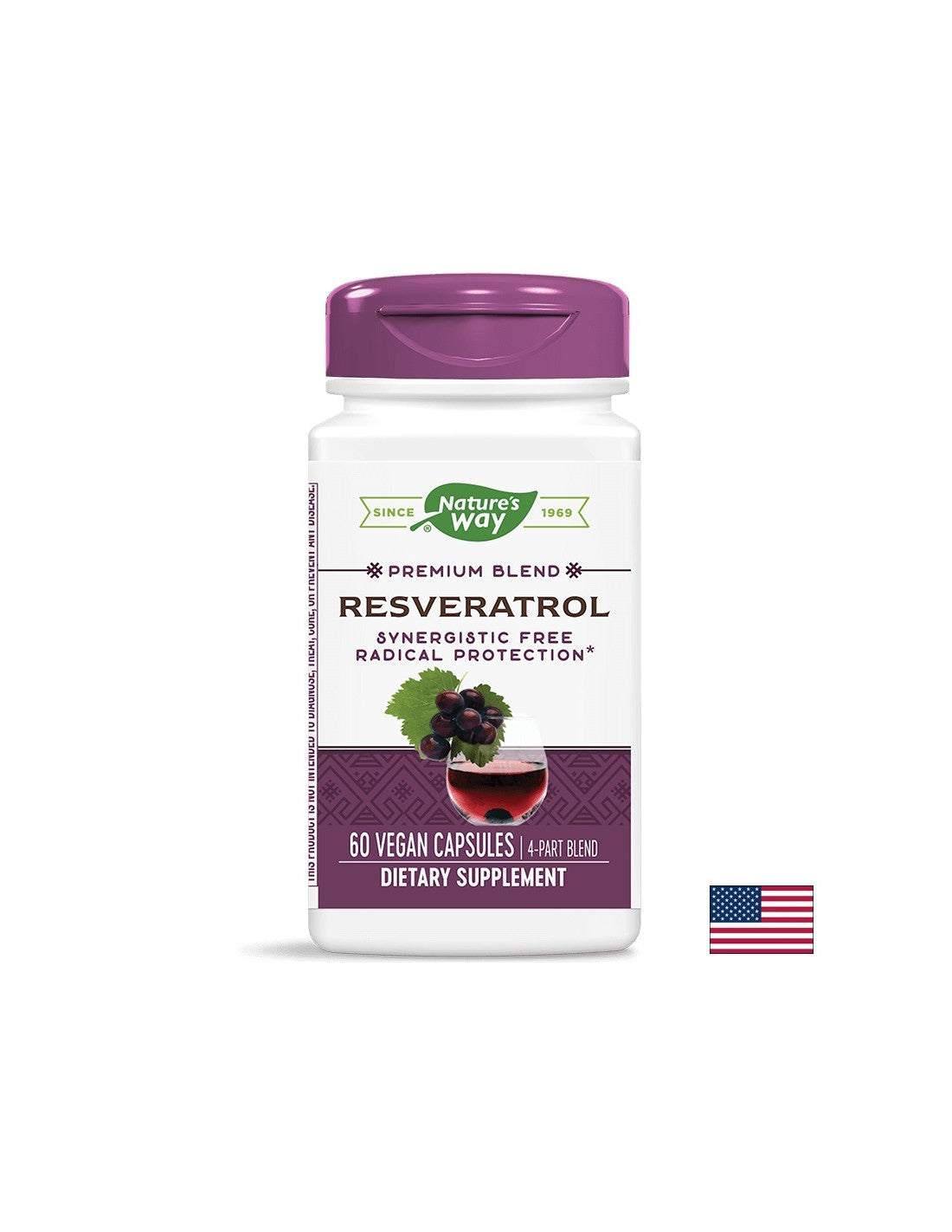 Resveratrol 325 mg - 60 капсули - Feel You