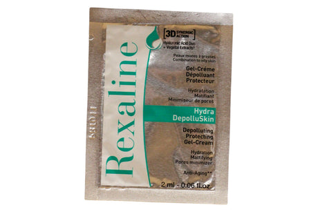 Rexaline, 3D Hydra-Depolluskin, Hyaluronic Acid, Anti-Pollution, Gel Cream, For Face, 2 ml *Sample - Feel You