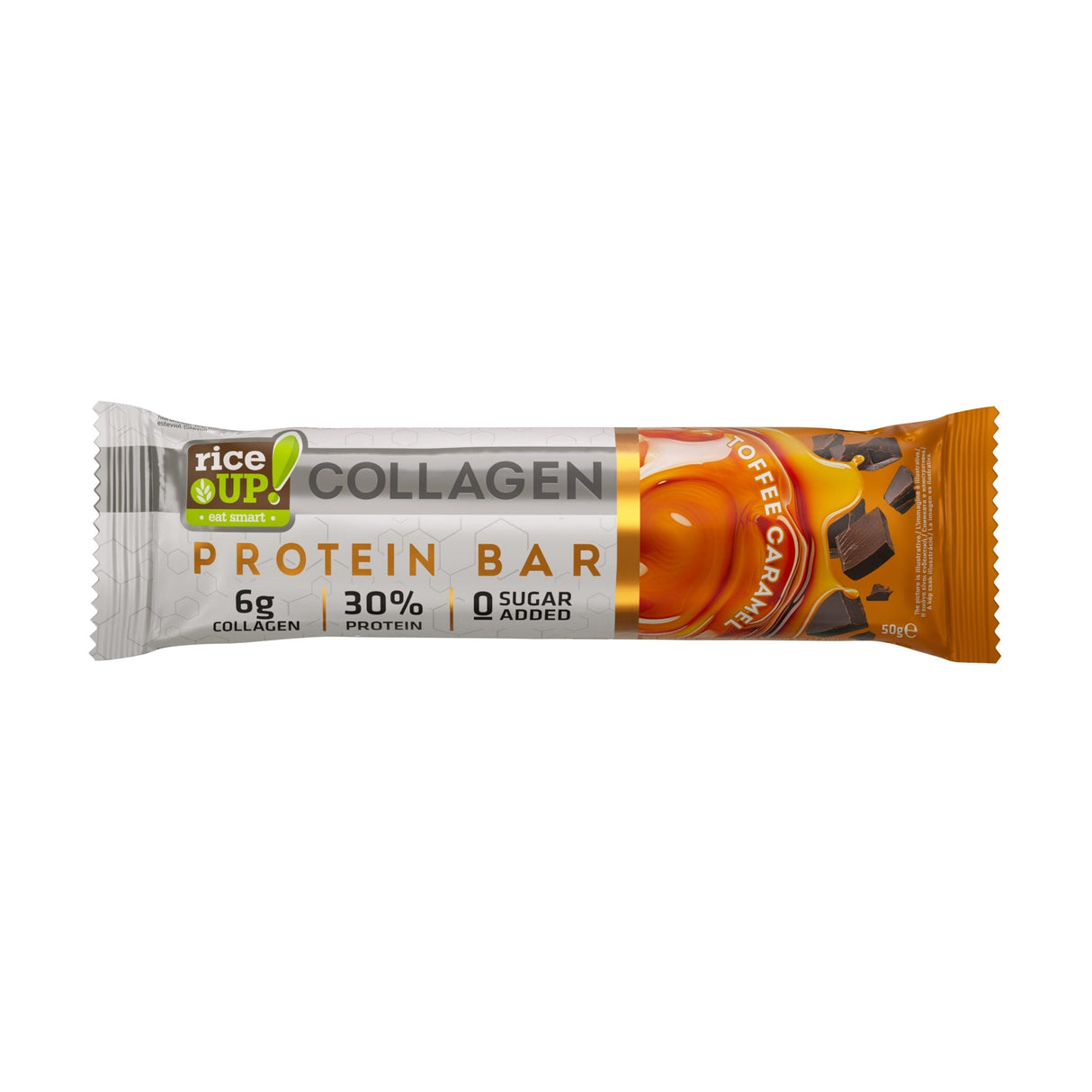 Protein Bar with 6g Collagen & No Added Sugar - 50g