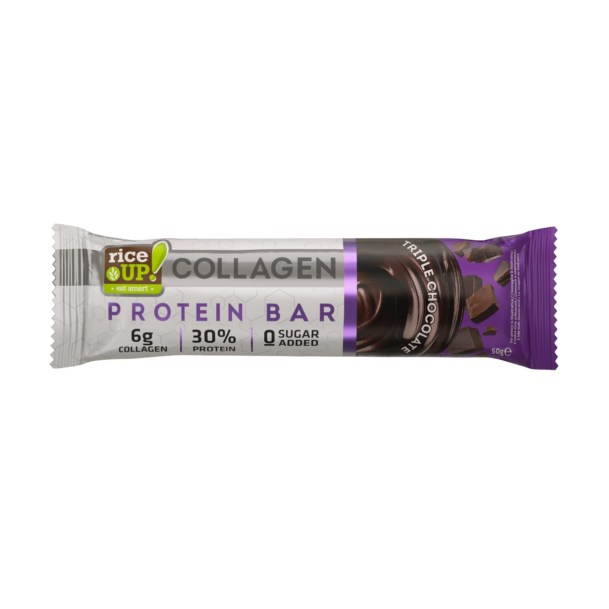 Protein Bar with 6g Collagen & No Added Sugar - 50g