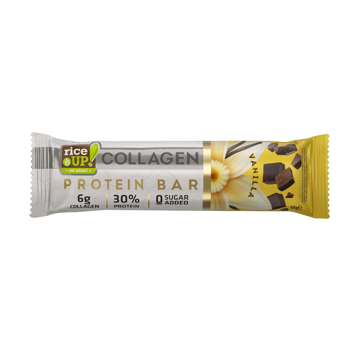 Protein Bar with 6g Collagen & No Added Sugar - 50g