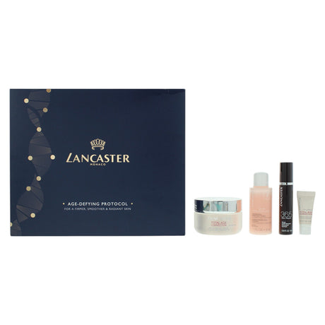 Set Lancaster: Skin Essentials, Hydration, Cleansing Toner, 30 ml + Total Age Correction, Anti Aging, Day, Cream, For Face, 15 SPF, 50 ml + Total Age Correction, Lightens skin, Serum, For Face, 3 ml + Total Age Correction, Anti Aging, Serum, For Face, ... - Feel You