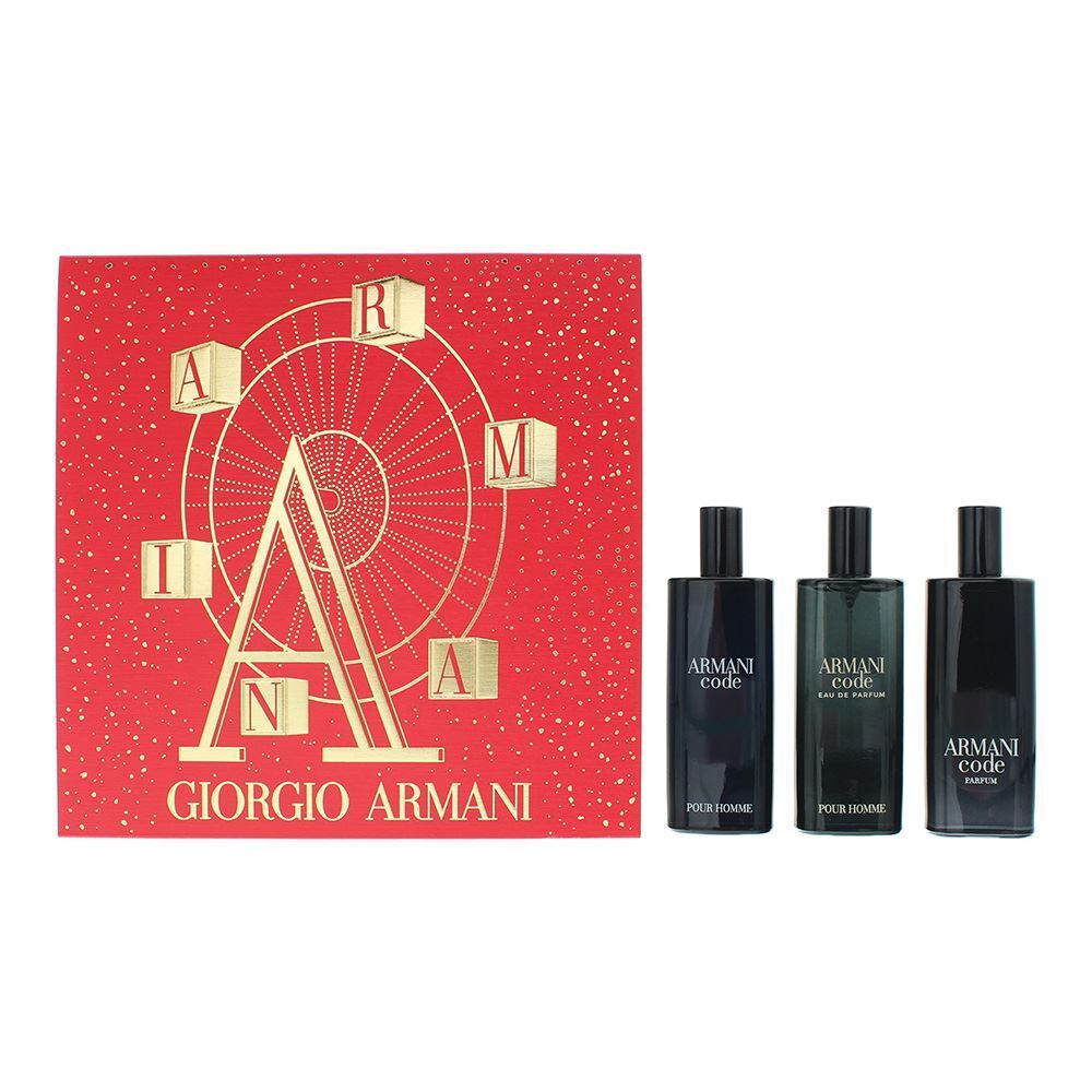 Set Giorgio Armani: Code, Parfum, For Men, Refillable, 15 ml + Code, E