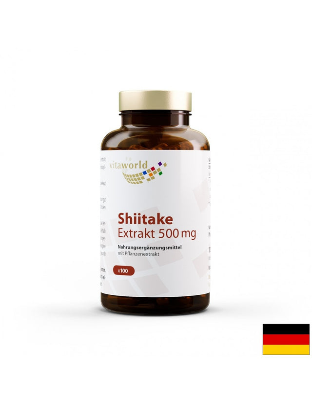 Shiitake extrakt / Шийтаке 500 mg, 100 капсули - Feel You