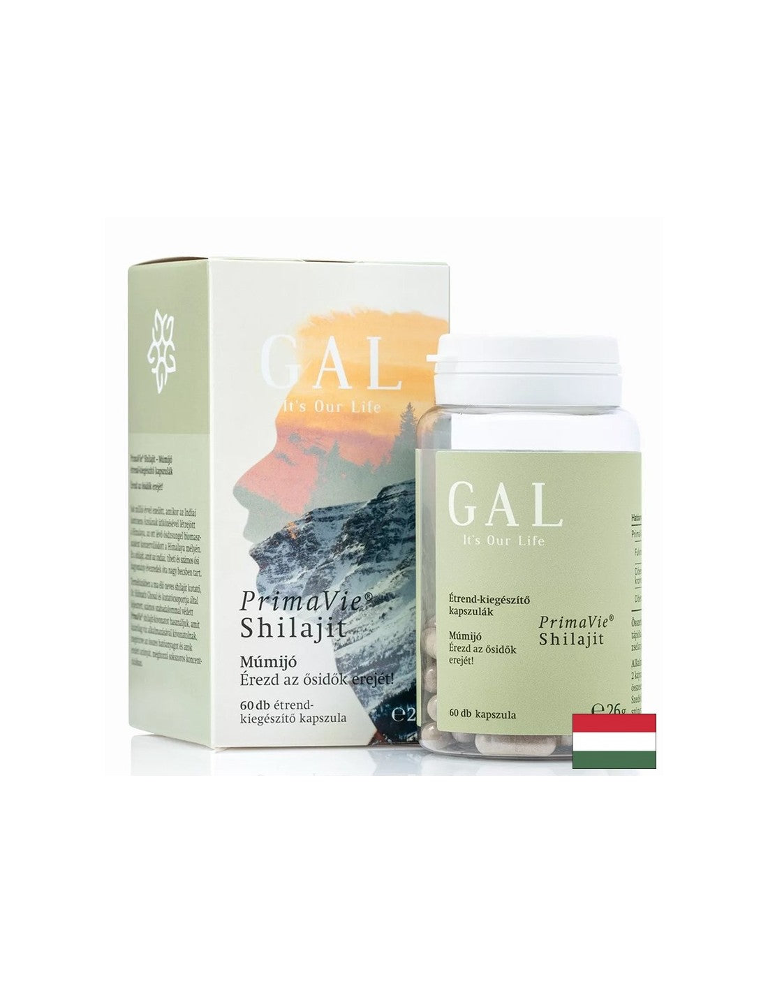 Шилажит PrimaVie® – Енергия, метаболитен баланс и имунна подкрепа, 500 mg, 60 капсули