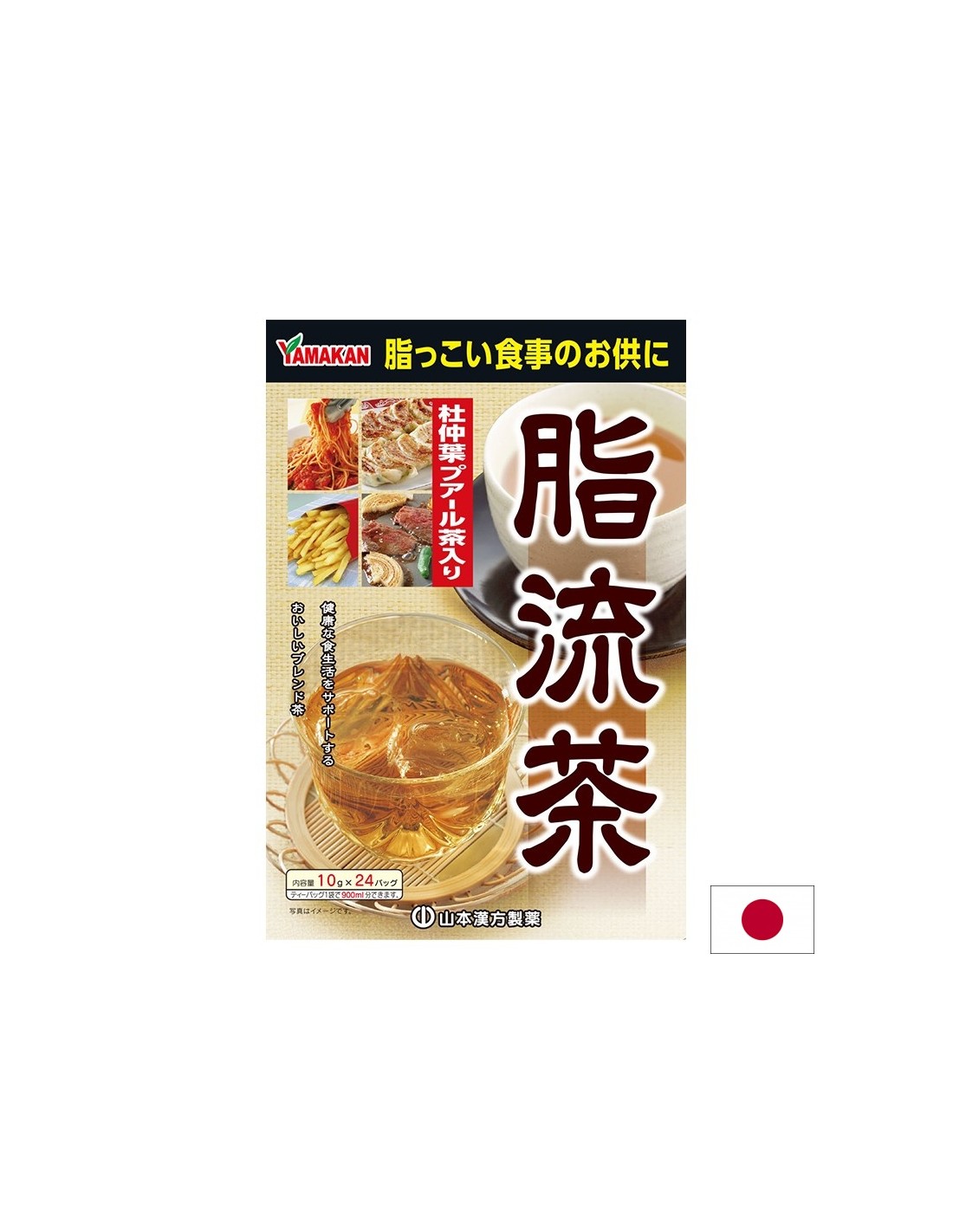 SHIRYU CHA – Чай от 10 лечебни билки за изгаряне на мазнини, 24 пакетчета