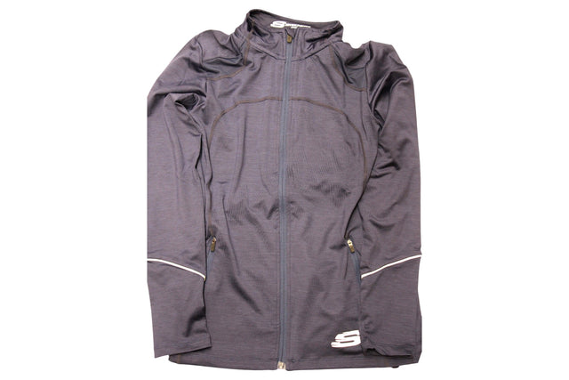 Skechers, Leia Mari, Sports Women Synthetic Jacket, Navy, Size 12 - Feel You