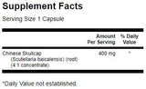 Full-Spectrum Chinese Skullcap 400 mg - 90 капсули - Feel You