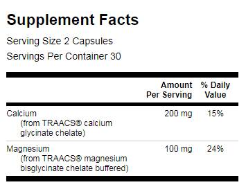 Albion Chelated Calcium Magnesium 2:1 60 капсули - Feel You