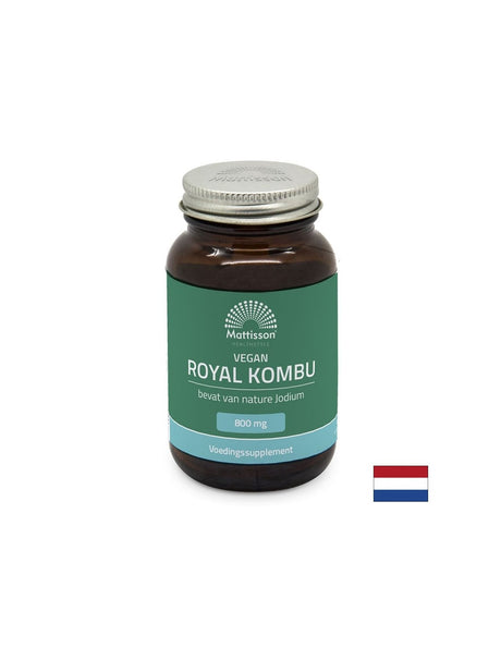 Щитовидна жлеза - Роял Комбу (Кафяви водорасли Ламинария), 60 капсули Mattisson Healthstyle - Feel You