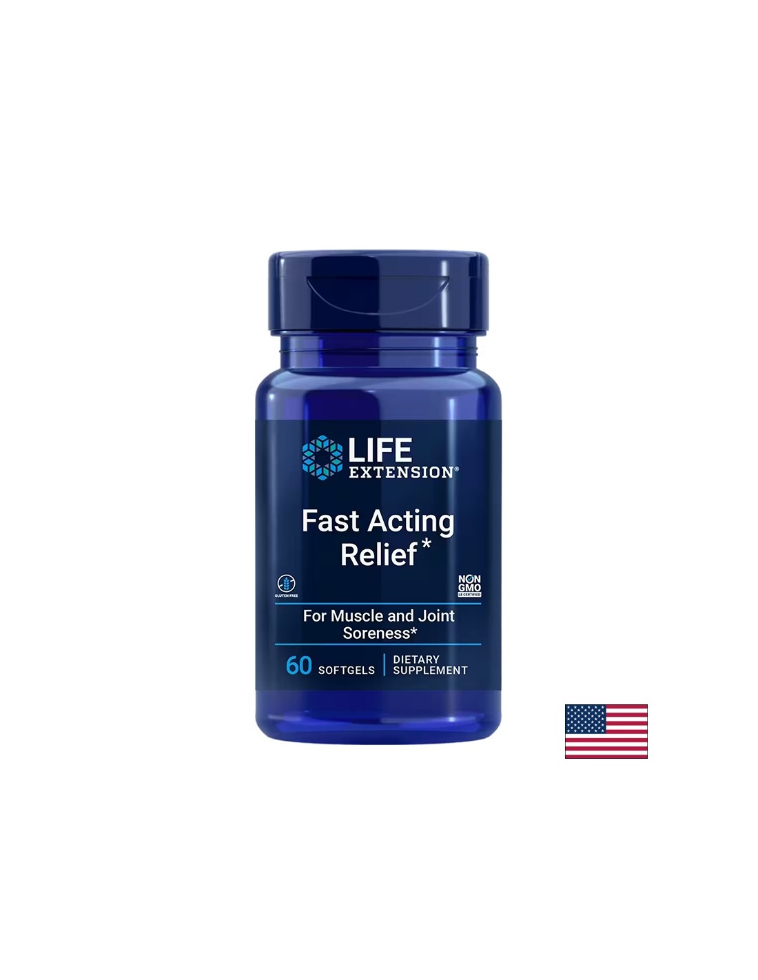 Стави и мускули - Fast Acting Relief, 60 софтгел капсули