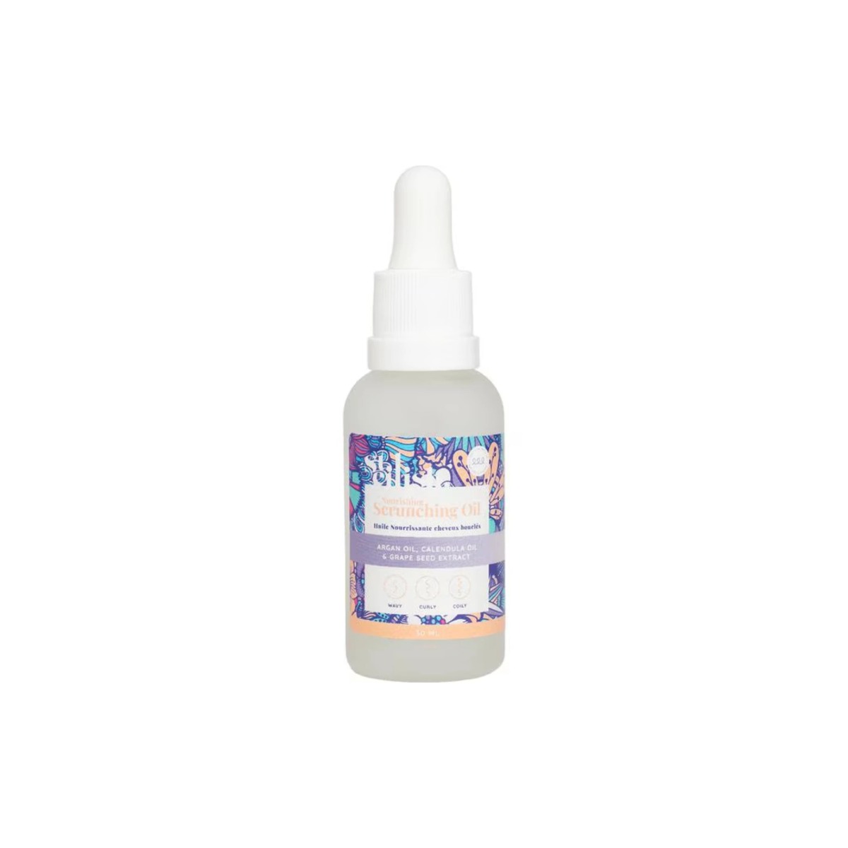 Steilish, Scrunching, Hair Oil Treatment, Frizz Control & Curl Definition, 30 ml