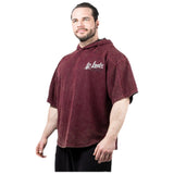 Legal Power Stone Wash Rag Top Hoodie ''Boston'' / Горнище с качулка / Червено - Red - Feel You