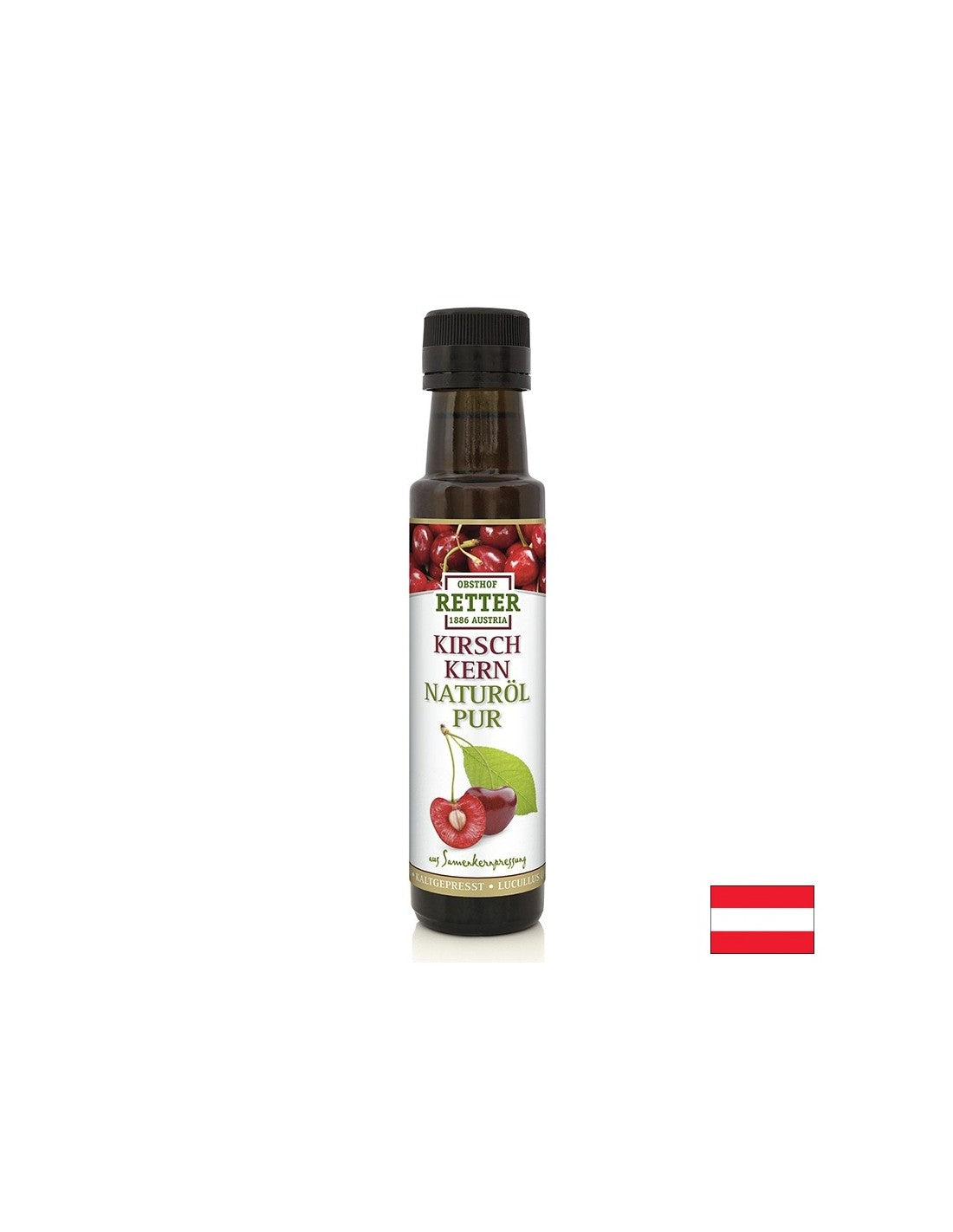 Студено пресовано масло от черешови костилки, БИО, 100 ml