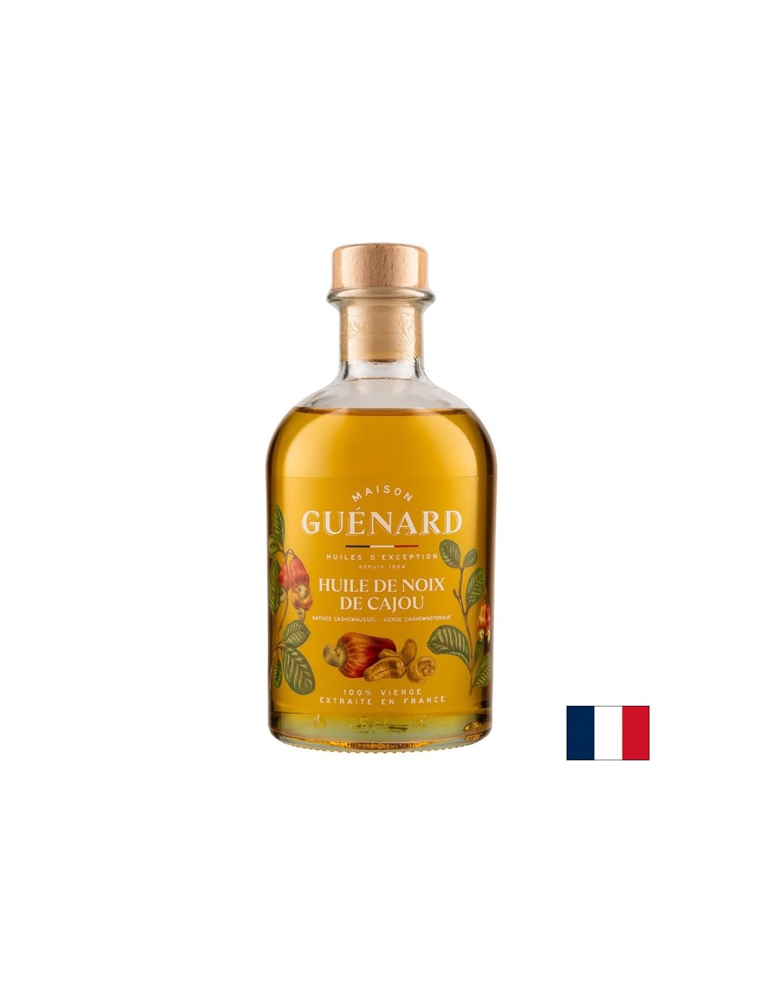 Cold pressed cashew oil, 240 ml