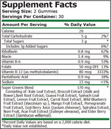SUPER GREENS STRAWBERRY WATERMELON - 60 gummies