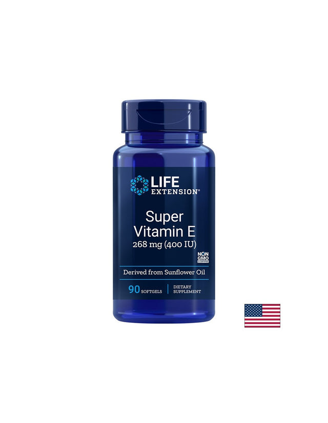 Super Vitamin E/ Супер Витамин Е (d-aлфа токоферол) 400 IU x 90 софтгел капсули - Feel You