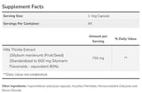 Milk Thistle Extract 750 mg - 90 капсули