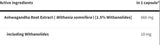 Ashwagandha 666 mg | with 1.5% Withanolides - 60 капсули - Feel You