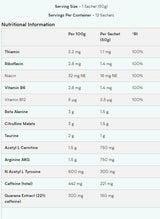 Pre-Workout Gel - 50 grams