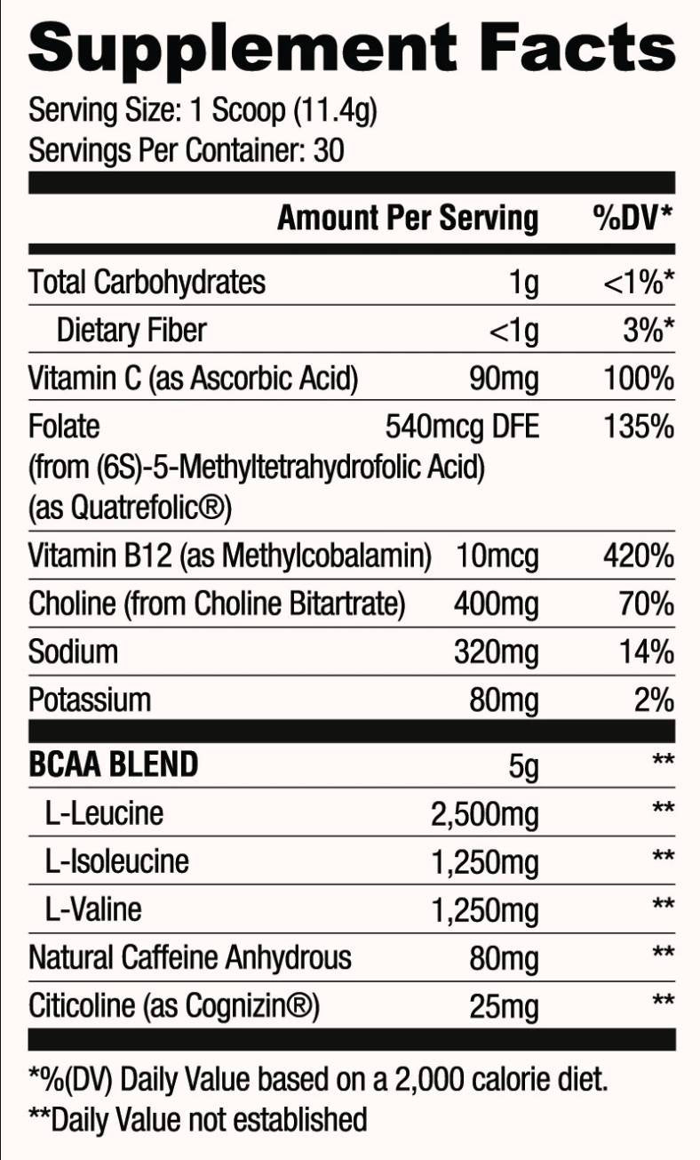 BCAA Focus | with Caffeine and Choline 333 грама - Feel You
