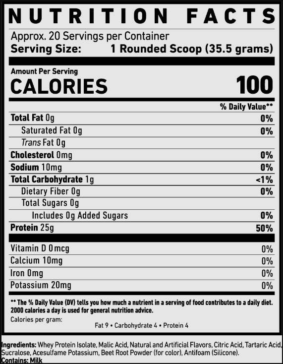 Clear Whey | 100% Whey Isolate - 640-710 грама